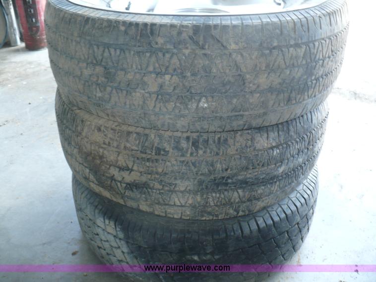 image for item A4828 (4) tires and alloy wheels