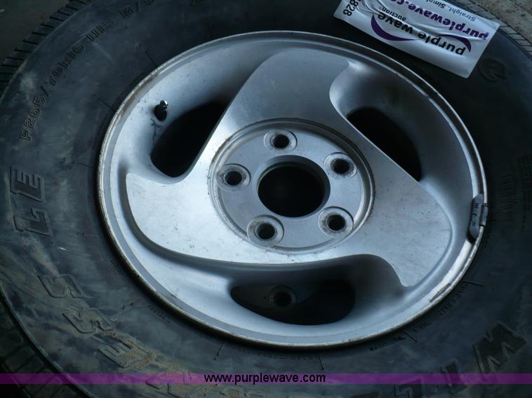 image for item A4828 (4) tires and alloy wheels