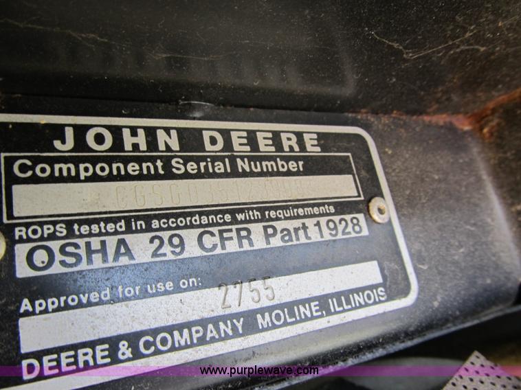 image for item A4904 1991 John Deere 2755 tractor