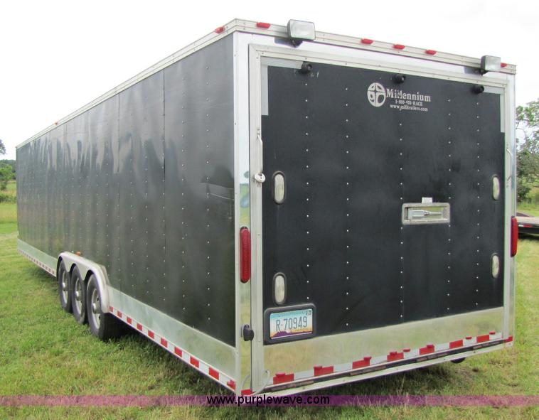 image for item A5095 2006 Millennium 35' triple axle cargo trailer
