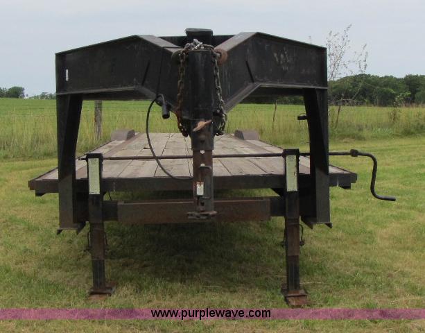 image for item A5096 2006 50' goose neck triple axle trailer