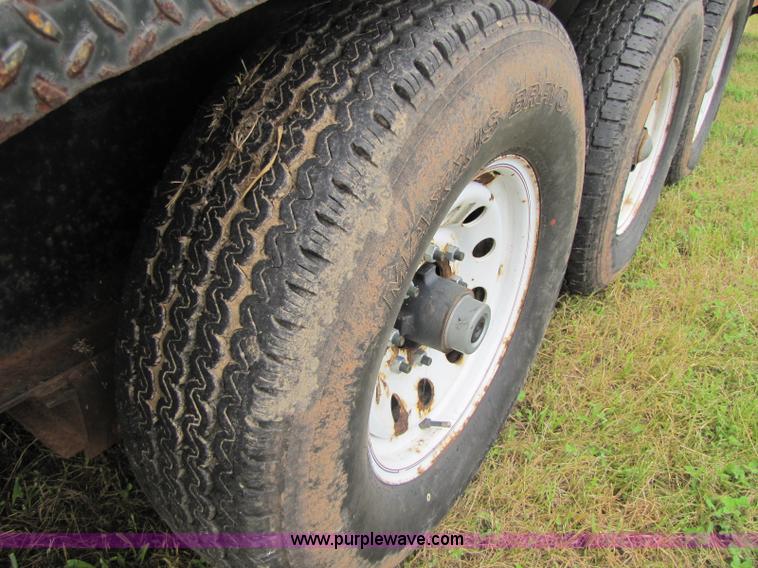 image for item A5096 2006 50' goose neck triple axle trailer