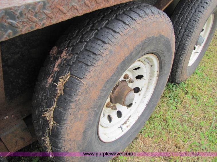 image for item A5096 2006 50' goose neck triple axle trailer