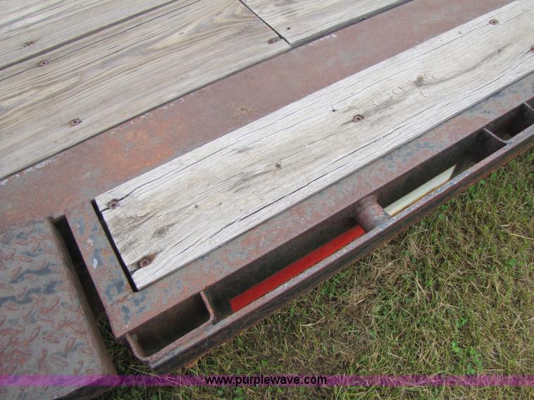 image for item A5096 2006 50' goose neck triple axle trailer