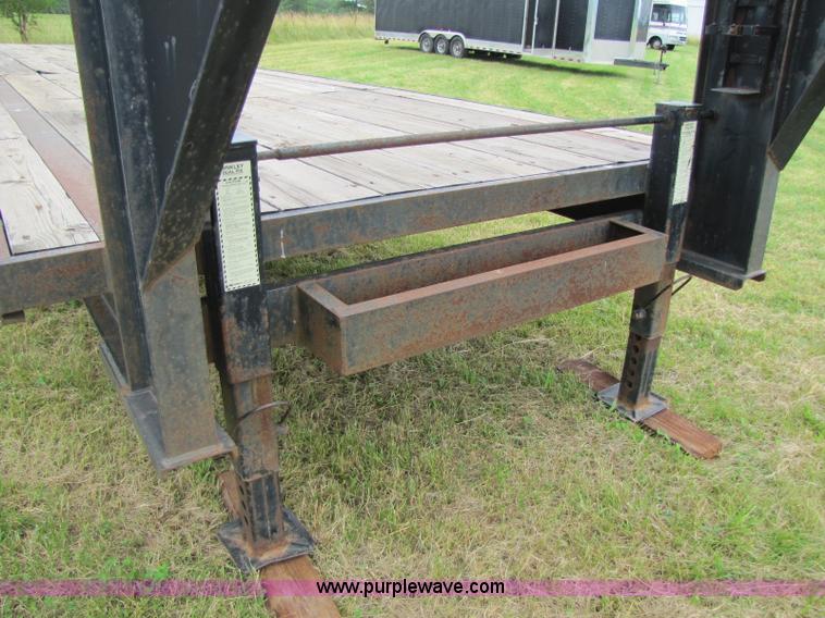 image for item A5096 2006 50' goose neck triple axle trailer