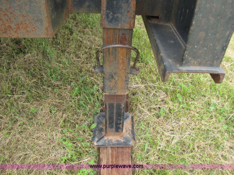 image for item A5096 2006 50' goose neck triple axle trailer