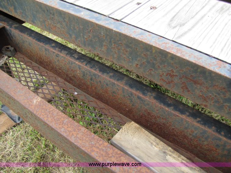 image for item A5096 2006 50' goose neck triple axle trailer