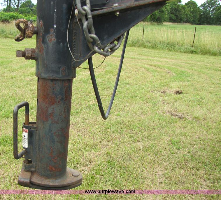 image for item A5096 2006 50' goose neck triple axle trailer