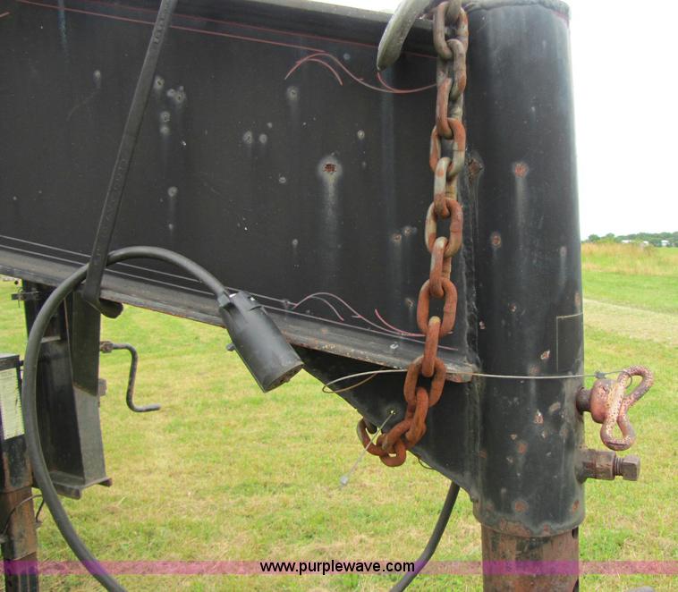 image for item A5096 2006 50' goose neck triple axle trailer