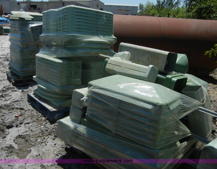 image for item A9841 Approximately 32 assorted TV and phone pedestals