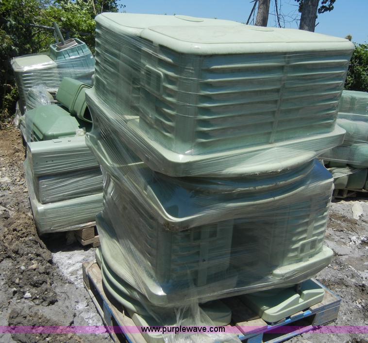 image for item A9841 Approximately 32 assorted TV and phone pedestals