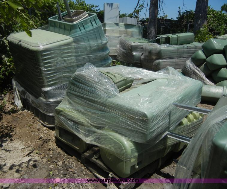 image for item A9841 Approximately 32 assorted TV and phone pedestals