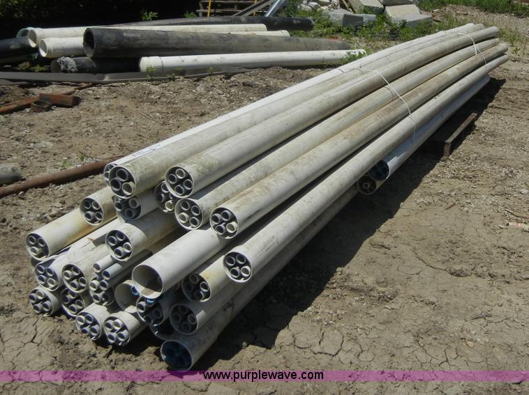 image for item A9849 (33) 4" x 20'L four-way PVC pipes