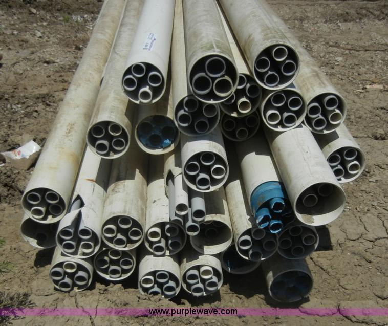 image for item A9849 (33) 4" x 20'L four-way PVC pipes