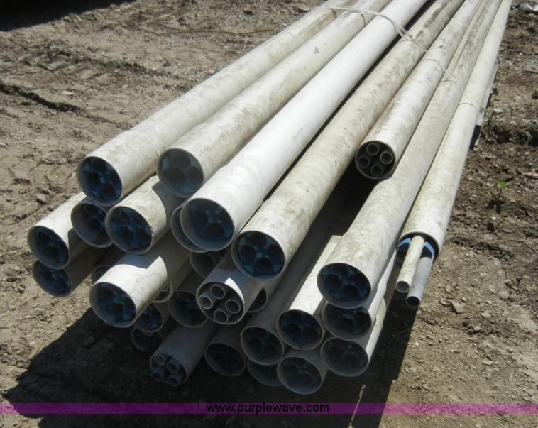 image for item A9849 (33) 4" x 20'L four-way PVC pipes