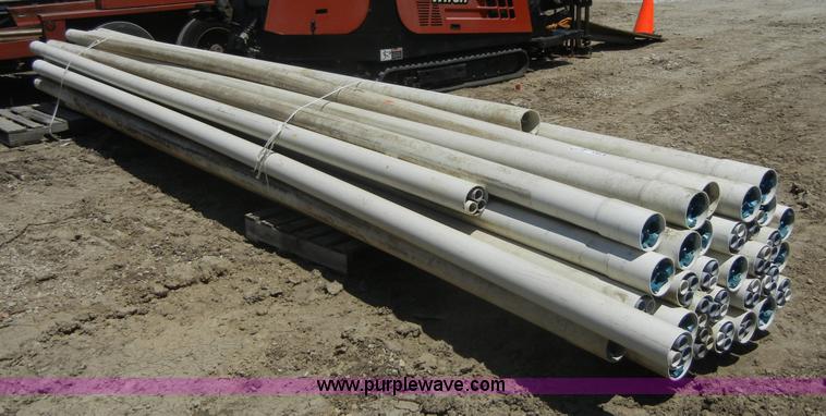 image for item A9850 (34) 4" x 20'L three-way PVC pipes