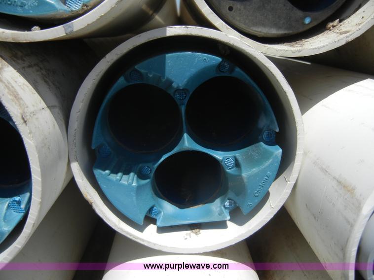 image for item A9850 (34) 4" x 20'L three-way PVC pipes