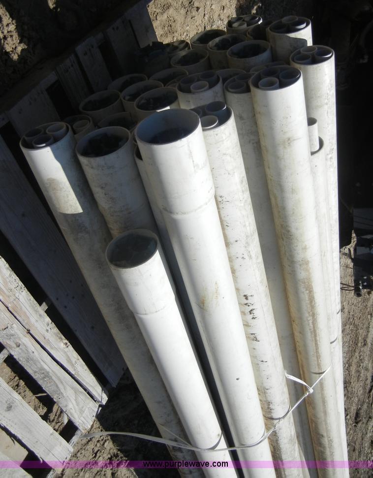 image for item A9850 (34) 4" x 20'L three-way PVC pipes