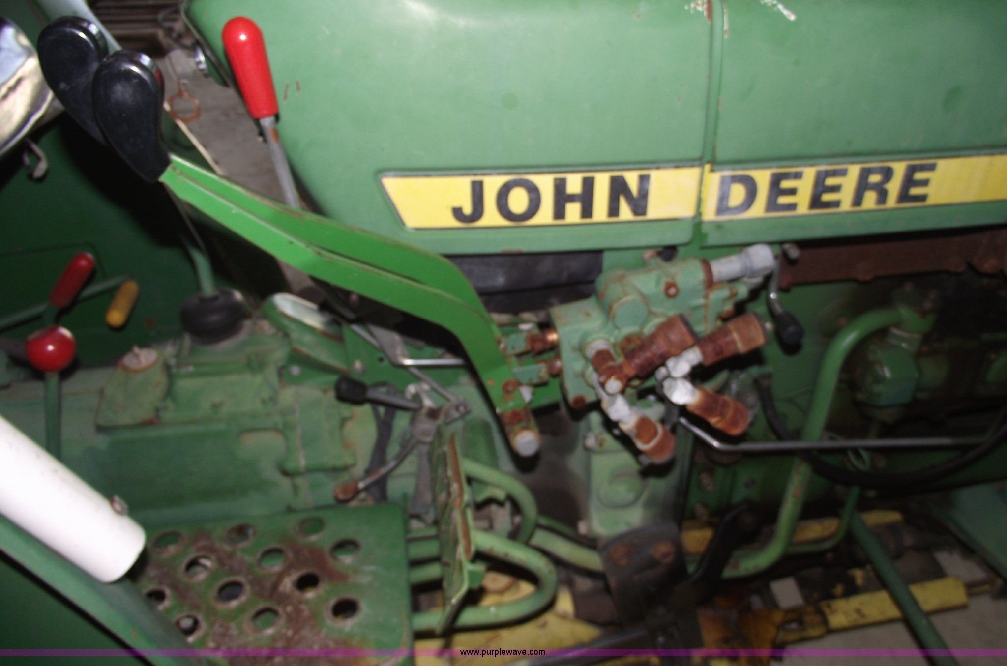 John Deere 750 tractor with belly mower in Princeton, MO Item A4198 sold Purple Wave