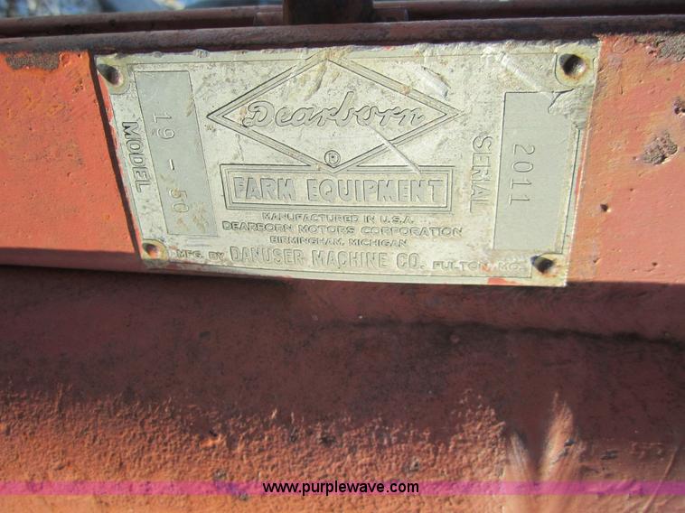 image for item A3776 Danuser 6' back blade