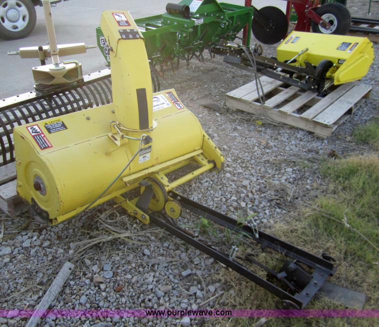 image for item A3777 1994 John Deere 42" snow blower