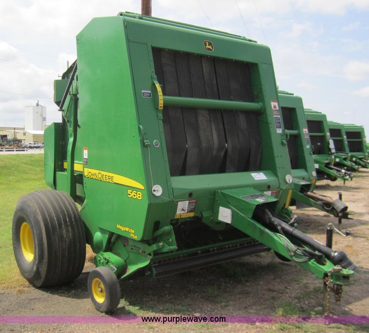 image for item A3787 2008 John Deere 568 round baler