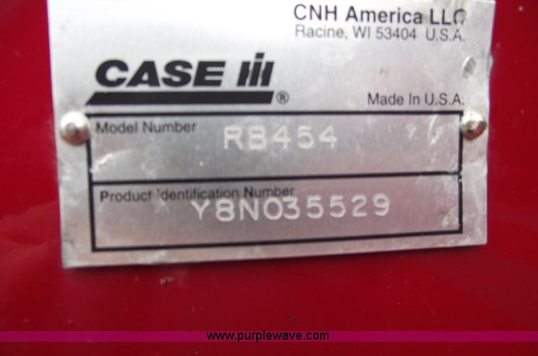 image for item A4201 2008 Case IH RB454 baler