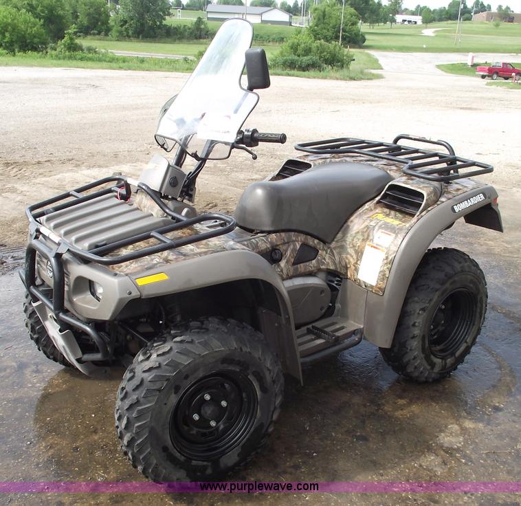 2003 Bombardier Quest 650 camo four wheeler in Bethany, MO Item A4202