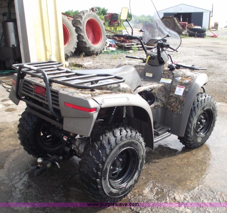 image for item A4202 2003 Bombardier Quest 650 camo four wheeler