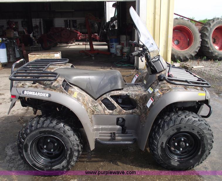 2003 Bombardier Quest 650 camo four wheeler in Bethany, MO Item A4202