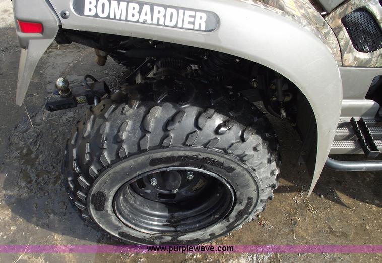 image for item A4202 2003 Bombardier Quest 650 camo four wheeler