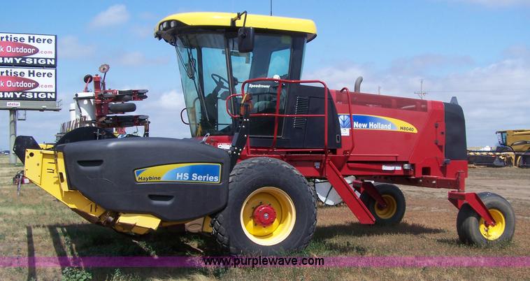 image for item A4588 New Holland H8040 swather
