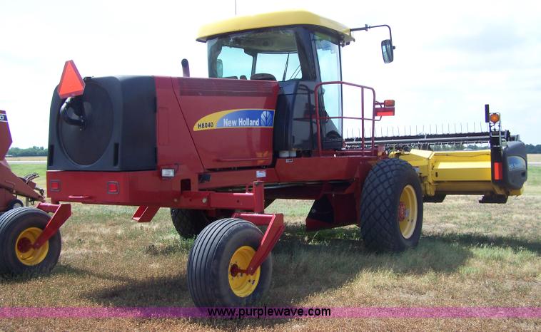 image for item A4588 New Holland H8040 swather