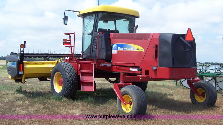 image for item A4588 New Holland H8040 swather