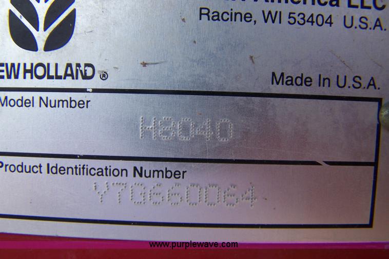 image for item A4588 New Holland H8040 swather