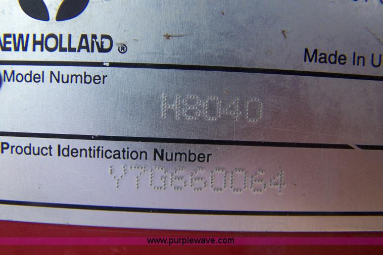 image for item A4588 New Holland H8040 swather