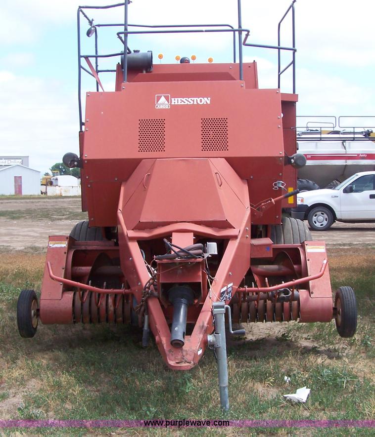 image for item A4589 1996 Hesston 4755 3x3 large square baler