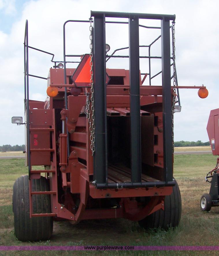 image for item A4589 1996 Hesston 4755 3x3 large square baler