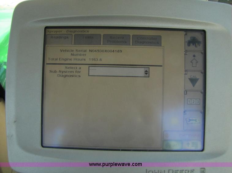 image for item A4699 2008 John Deere 4930 self propelled sprayer