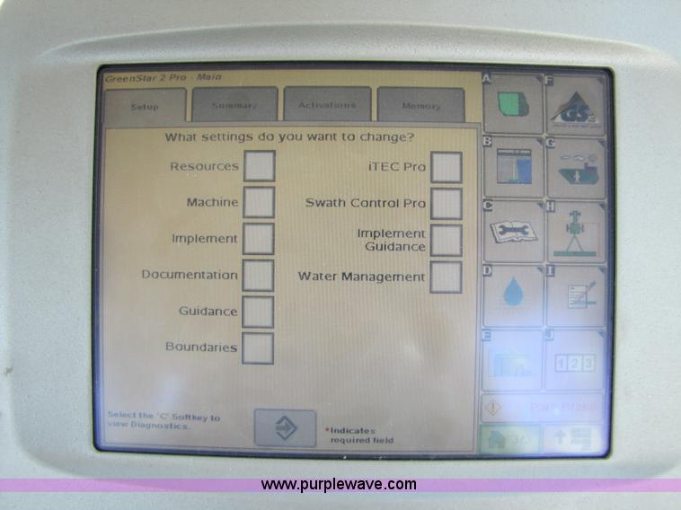 image for item A4699 2008 John Deere 4930 self propelled sprayer