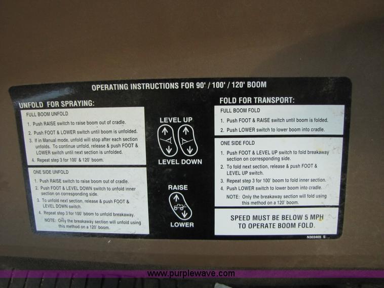 image for item A4699 2008 John Deere 4930 self propelled sprayer