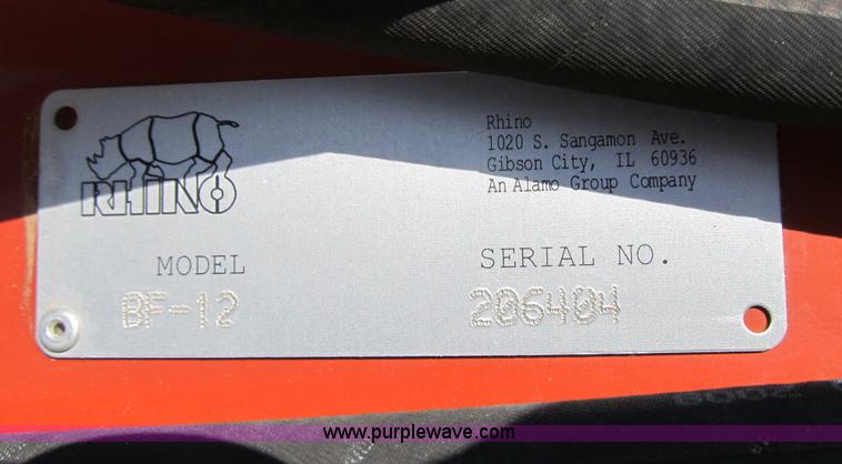 image for item A5239 Rhino BF12 wheel rake