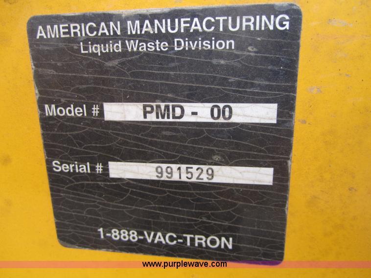 image for item 3799 1999 Vac-tron PMD-500GI industrial vacuum unit