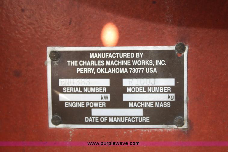 image for item A2000 Ditch Witch R100J trencher