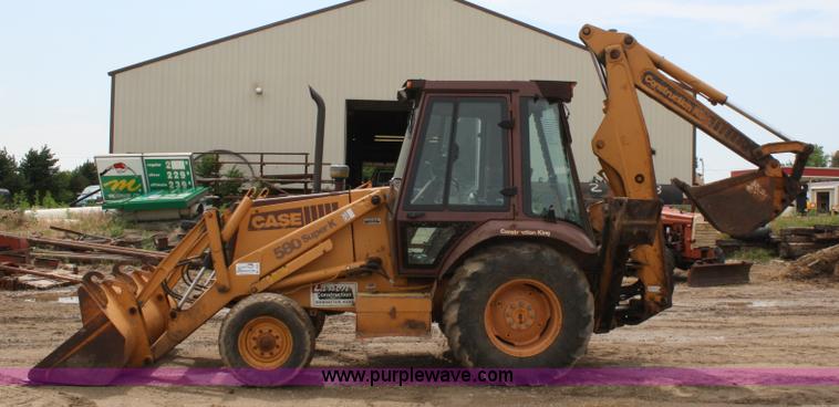 image for item A2001 1993 Case 580 Super K backhoe
