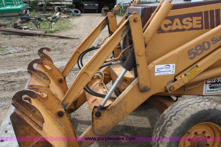 image for item A2001 1993 Case 580 Super K backhoe