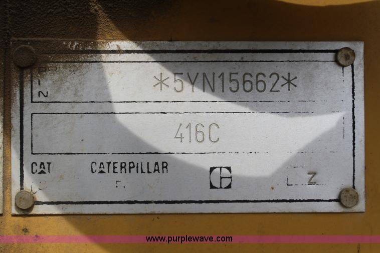 image for item A2003 1999 Caterpillar 416C Turbo backhoe
