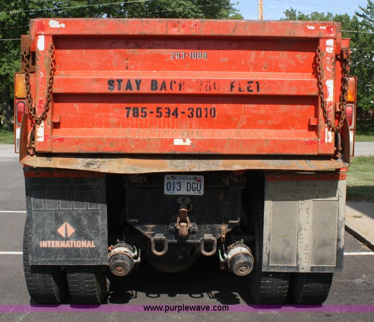 image for item A2134 1989 Ford L8000 dump truck with snow plow