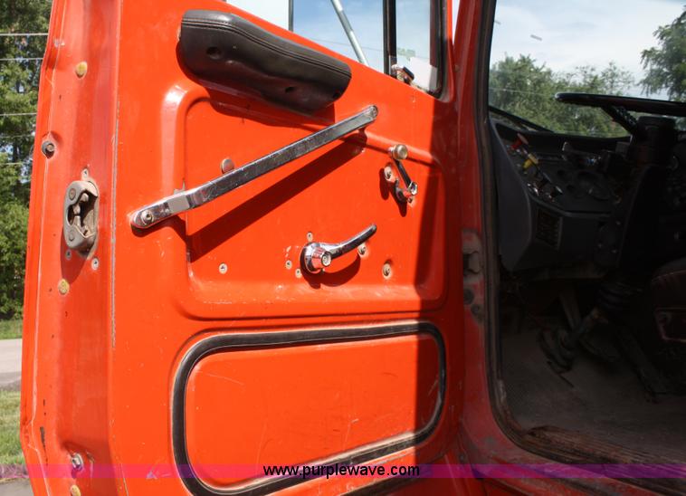 image for item A2134 1989 Ford L8000 dump truck with snow plow