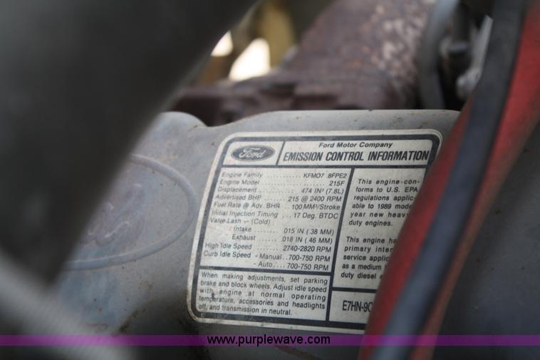 image for item A2134 1989 Ford L8000 dump truck with snow plow